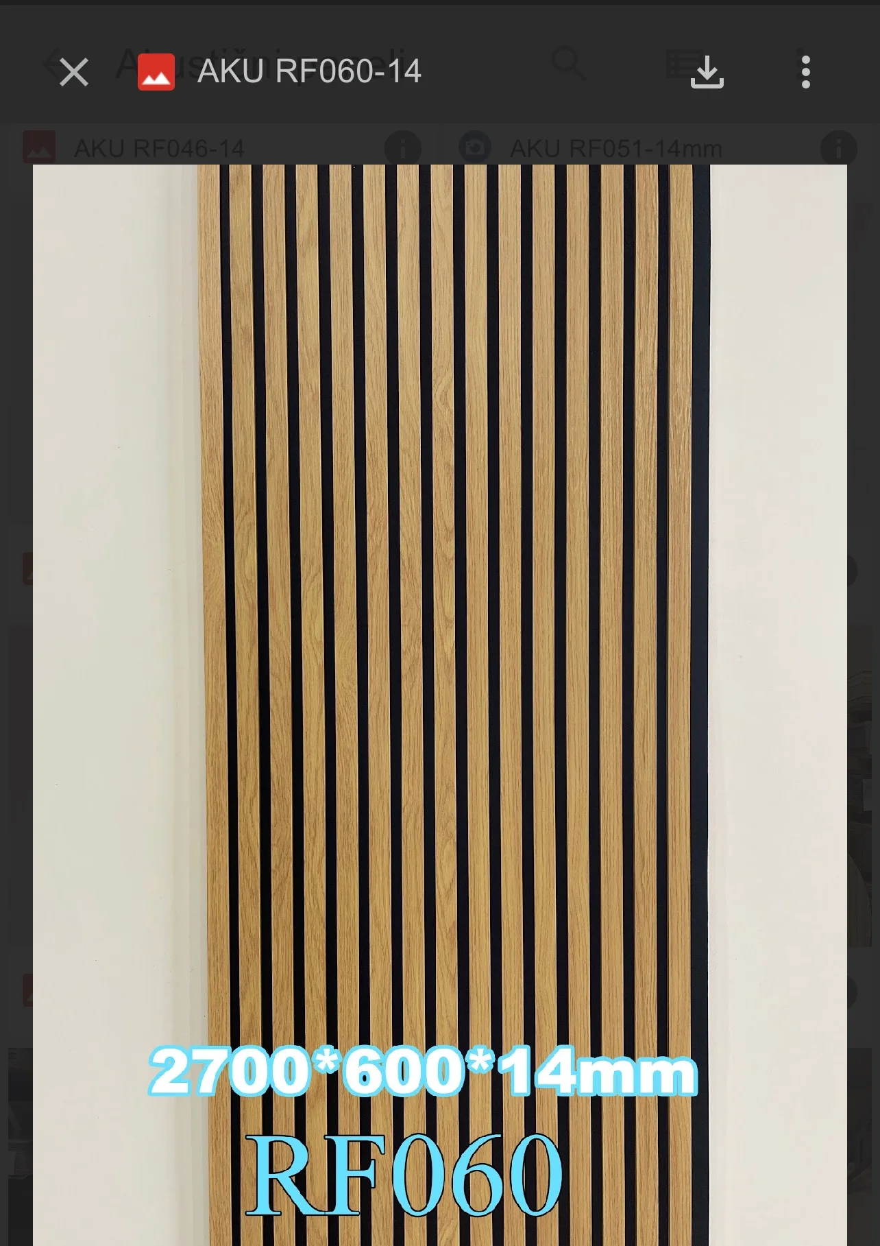 Akustični panel AKU-RF060-14
