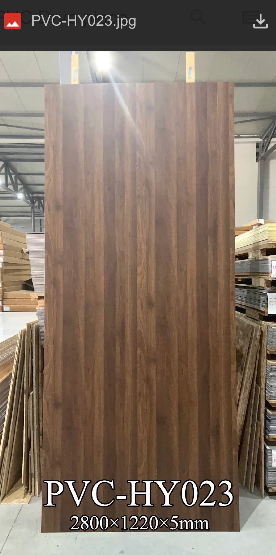 Dekorativni panel imitacija drveta PVC-HY023