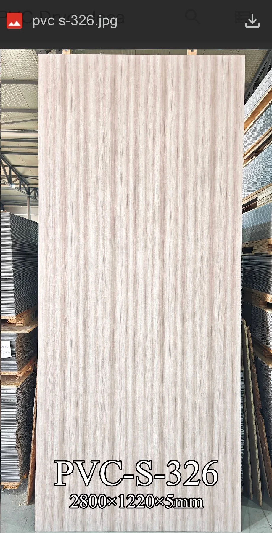 Dekorativni panel imitacija drveta PVC-S-326