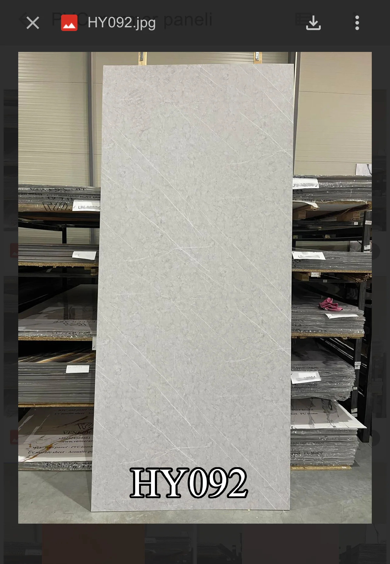 PVC panel imitacija mermera HY092