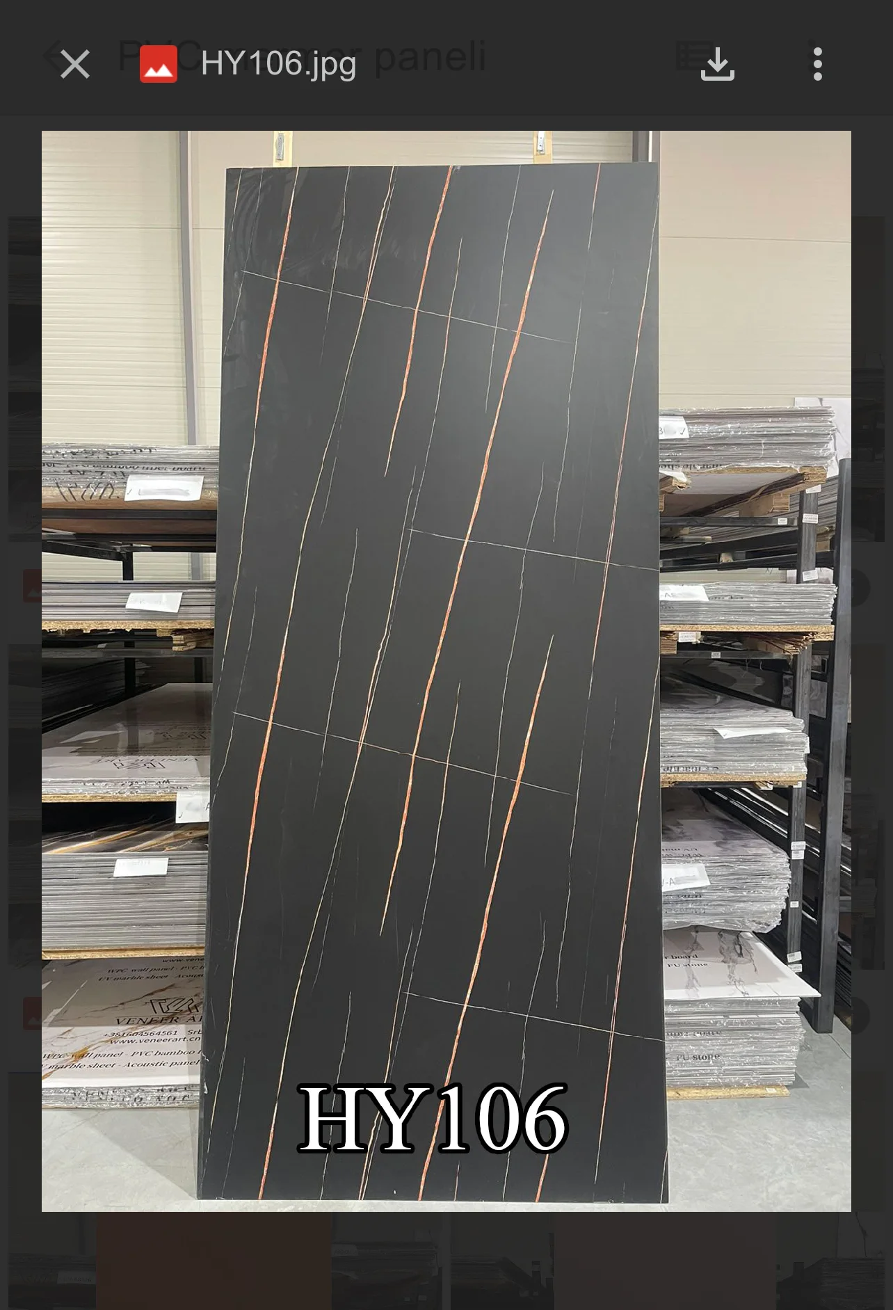 PVC panel imitacija mermera HY106