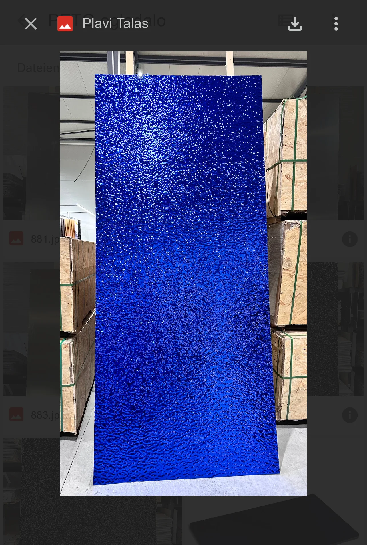 PVC panel imitacija ogledala 7803