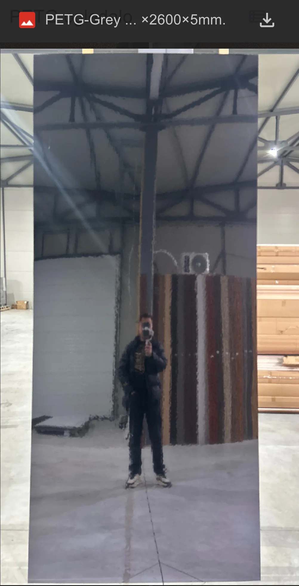 PVC panel imitacija ogledala 8610