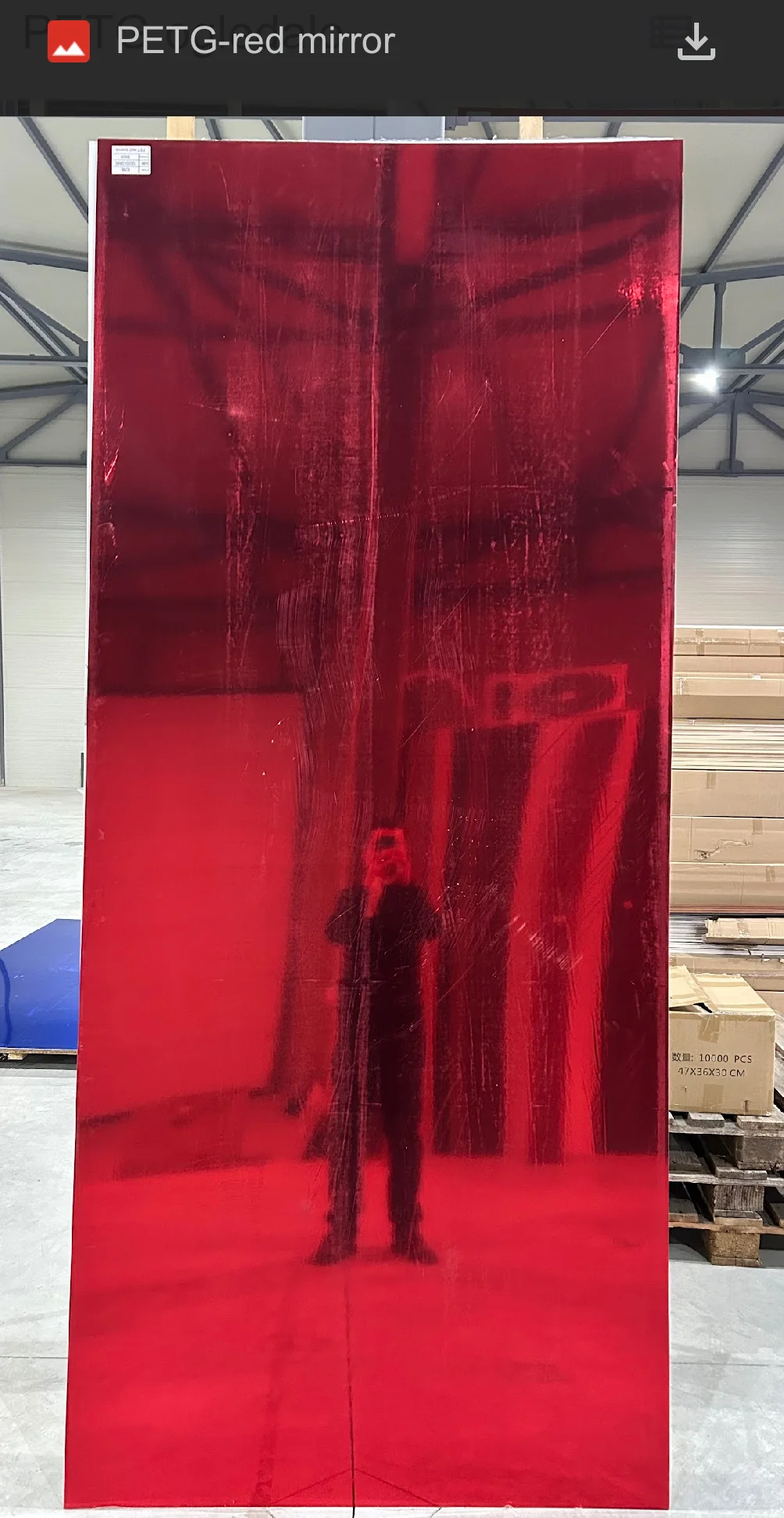 PVC panel imitacija ogledala RED-MIRROR