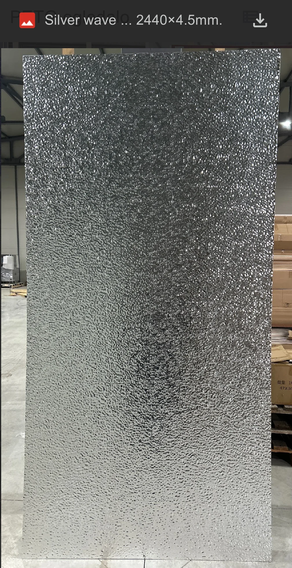 PVC panel imitacija ogledala SILVER-WAVE