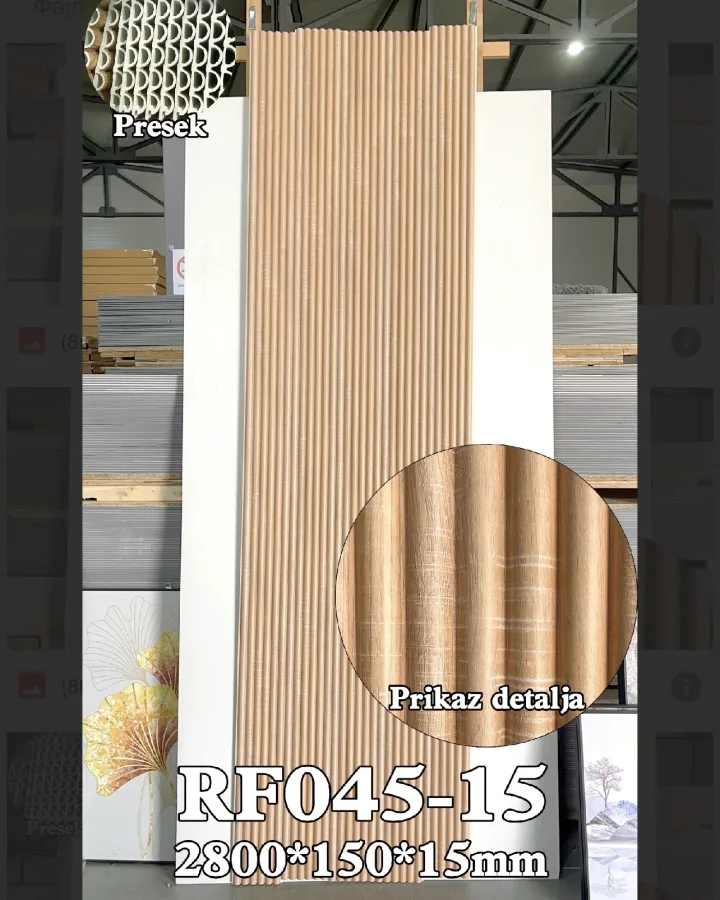 PVC letvica RF045-15MM