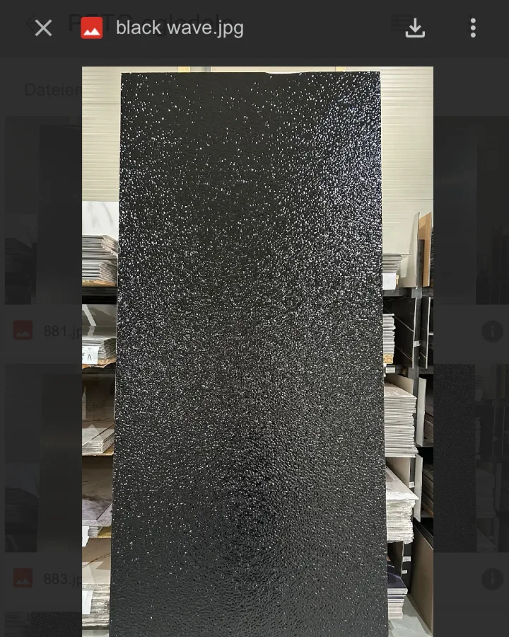 PVC panel imitacija ogledala BLACK-WAVE
