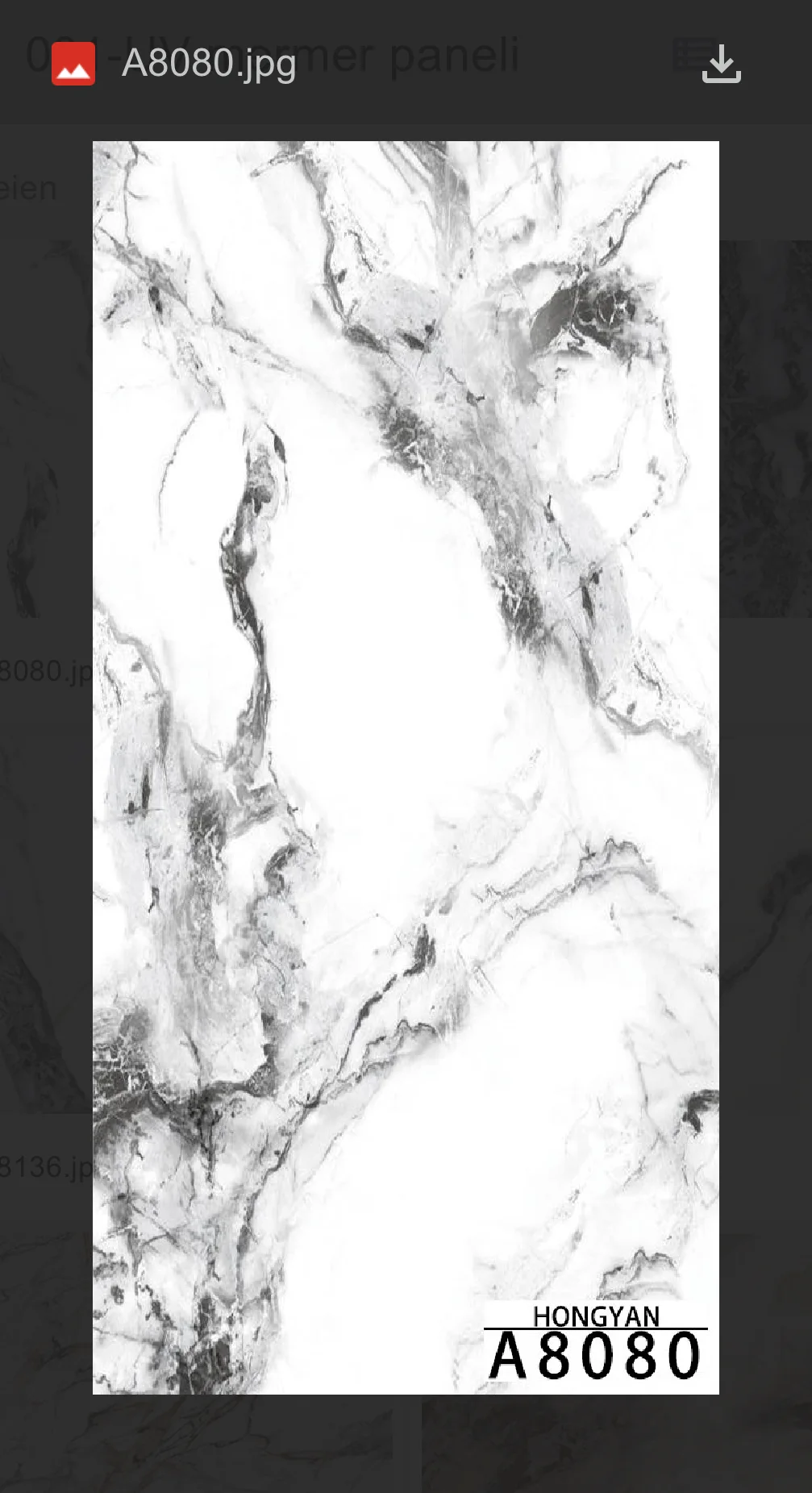 UV panel A8080